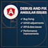 debug and fix issues in angular application