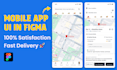 design 3 mobile app screens in figma