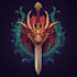 create a custom dnd, fantasy, sci fi, rpg game logo