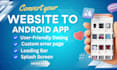 convert website to android mobile app webview