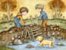 draw magic children book illustrations for you