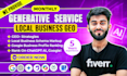 do monthly local SEO, gbp optimization, and GEO for ai search ranking
