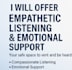 provide a safe, supportive space for you to talk freely