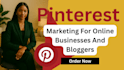 manage pinterest marketing for your businesses and bloggers