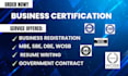 expertly handle mbe, wosb, dbe, 8a, sdvosb, wbe, sam gov, cage code, uei, fda