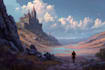 paint concept art, fantasy landscapes, background scenes
