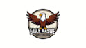 design eagle mascot logo with express delivery