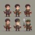 make 2d game characters and sprite sheets