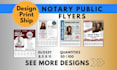 design print ship notary public flyers