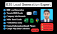 do generate targeted b2b leads with verified contact info