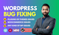 quickly fix wordpress bug and elementor error for a perfect website