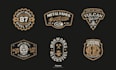 design vintage retro badge or patch logo for your brand