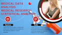 perform medical data analysis, research, using spss, stata, r and minitab