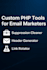 build custom PHP tools for emailers and marketers