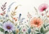 create a botanical watercolor illustration