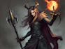 create dark art, horror or skull artworks illustration