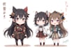 draw a cute full body chibi art for you