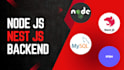 develop scalable node js and nestjs backend with rest apis