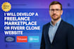 develop a freelance marketplace or fiverr clone website