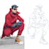 desing you as a superhero comic cartoon character