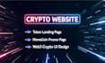 create crypto token website, coin or meme website