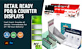 design professional pdq trays and retail counter displays