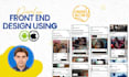 be your flutter app front end developer using mobile app ui ux design
