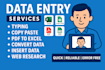 do accurate data merge, typing, and data entry efficiently