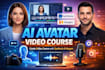 create ai avatar online course videos using synthesia and heygen