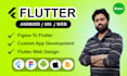 do flutter app design, custom UI, and convert figma to flutter
