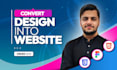 convert figma to HTML CSS canva to HTML xd to HTML bootstrap responsive website
