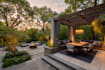 create landscape, terrace, backyard, pool, and patio
