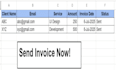 create an auto invoice generator that sends automated custom emails