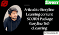 develop elearning course scorm in articulate storyline 360