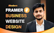 design a professtional framer website or framer landing page