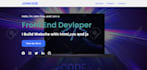 a responsive landing page using HTML CSS and javascript