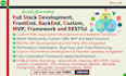 do custom website development, full stack development, rest, database