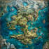 do custom vector map illustration, campaign map, city map, fantasy world map