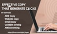 write an effective copy that generates clicks and convert sales