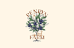design local blueberry farm logo