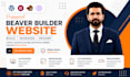 create your website by using beaver builder