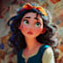 draw a beautiful disney style portrait