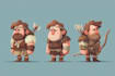 draw 2d game character illustration