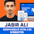 design a responsive HTML CSS website with clean code