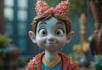 sculpt a disney style cartoon character
