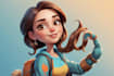 design custom cartoon character