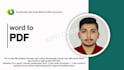 convert word to PDF with accurate formatting