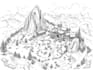 draw landscape sketch, architectural site plan, map