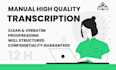 transcribe video and do audio transcription