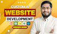 do ai website development, ai chatbot, business website as ai website developer
